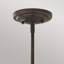 Levi 1 - Light Bronze Dome Pendant