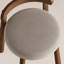 Solid Wood Swivel Dressing Chair-1150176605