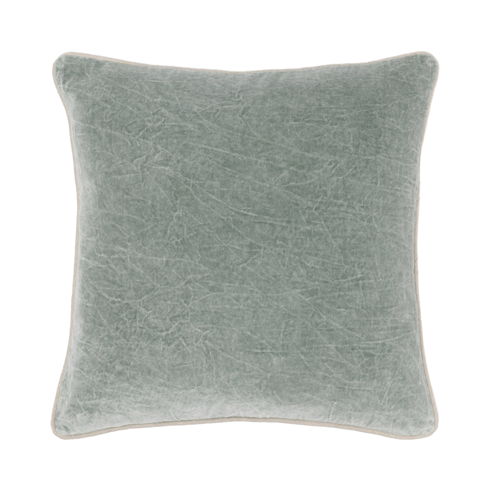 Goodall Throw Pillow, Sage Green, Square 22"
