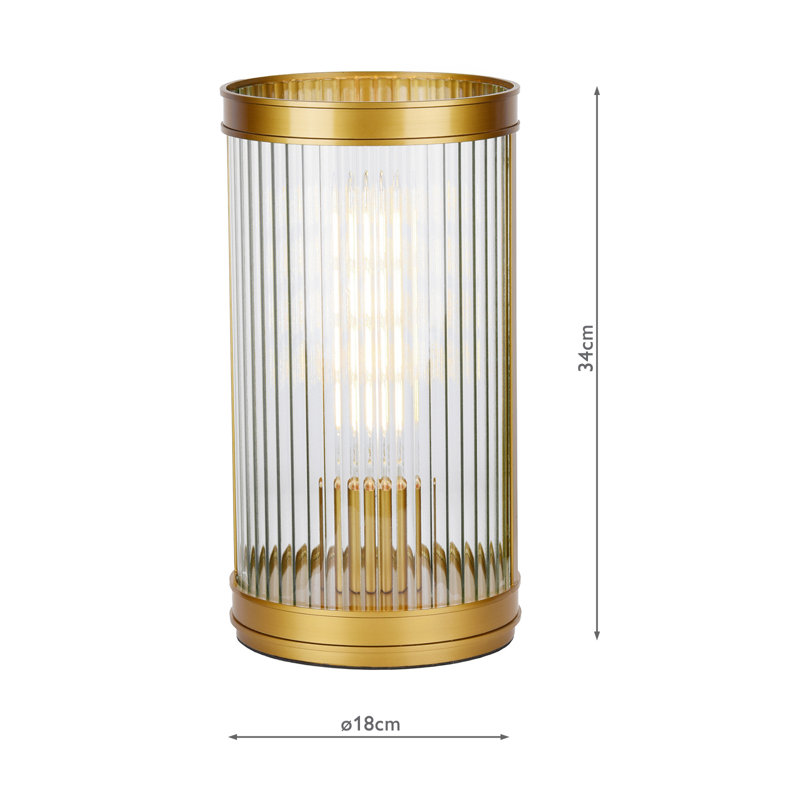 Metal Table Lamp Lamp, Matt Black