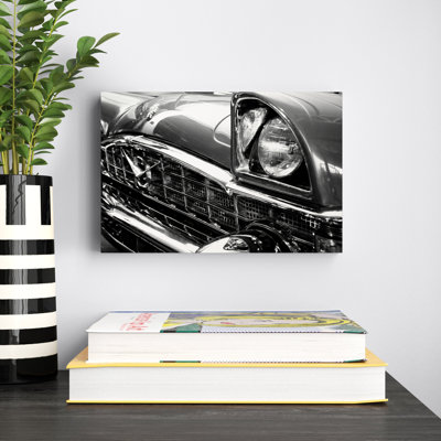 Grille frontale chromée-impression sur toile