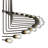 40 - Light Dimmable Geometric Chandelier