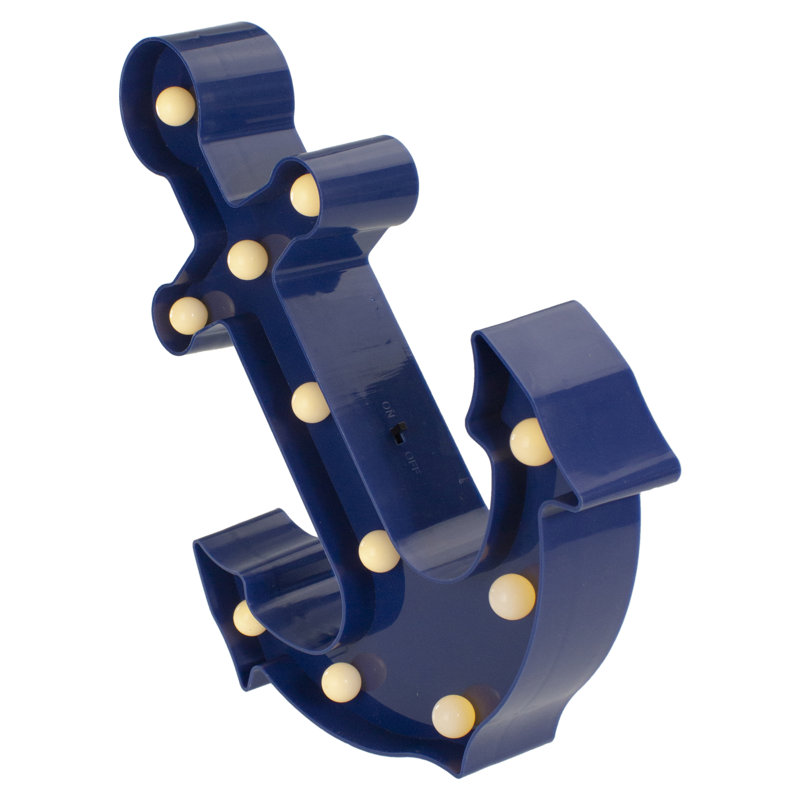 Enseigne murale bleue 12,5 "Anchor