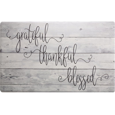 Tapis anti-fatigue Cozy Living Grateful Thankful Farmhouse