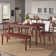 Alexa-Mae 6 - Person Solid Wood Top Four Leg Dining Set