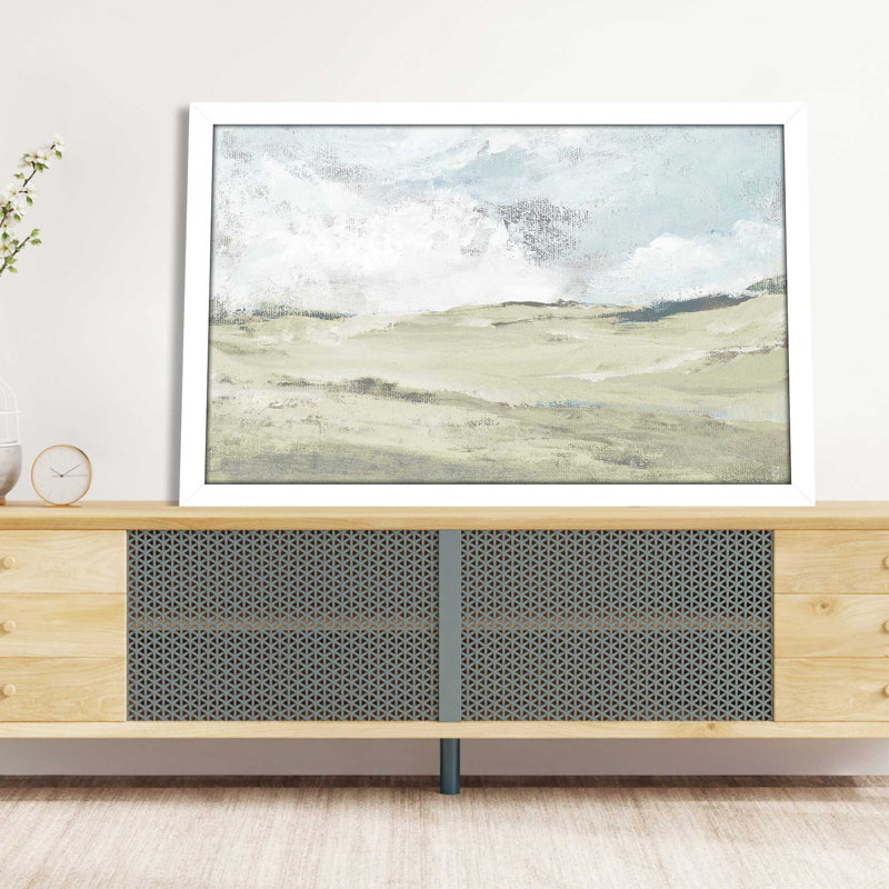Après-midi champêtre - Peinture, L 27,5 po x H 21,5 po, Cadre blanc