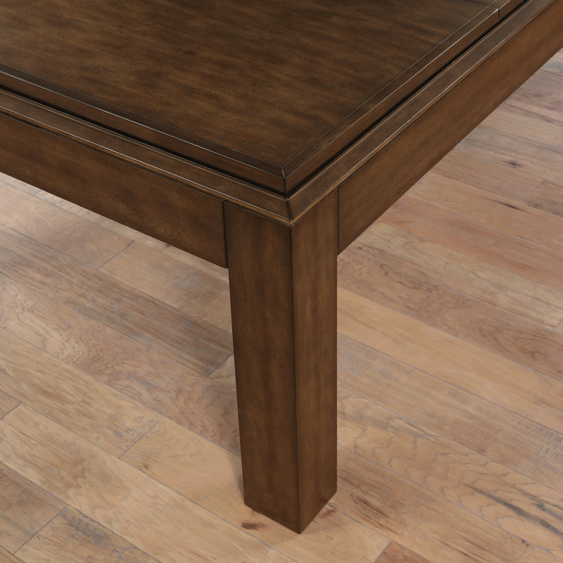 7' Centerville Pool Table with Dining Top-Includes Professional Install ($1,000+ Value), Brown Wood, Black