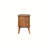 Charming Nordic Media Unit with Handcrafted Solid Mango Wood Construction
