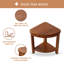 Solid Teak Shower Stool 