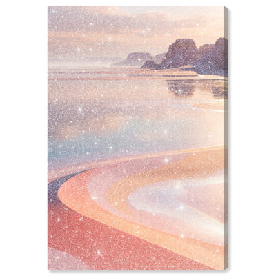 Coastal Dream Abstract Canvas Print by Oliver Gal, Black Frame, 10 x 15