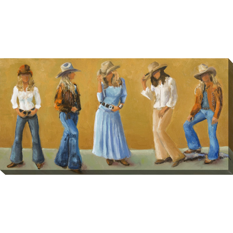 Art mural sur toile Cowgirls