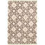 Tapis décoratif en laine noué à la main de conception unique en laine de conception unique 6 pi 4 po x 9 pi 4 po noué à la main New Age Kilim