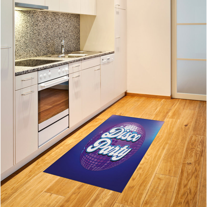 Tapis décoratif coloré en fibres de polyester à haute densité, Rectangle 2 pi 7 po x 5 pi