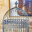 Kubra Two Piece Victorian-Style Iron Bird Cage Planter with Stand-1194994970