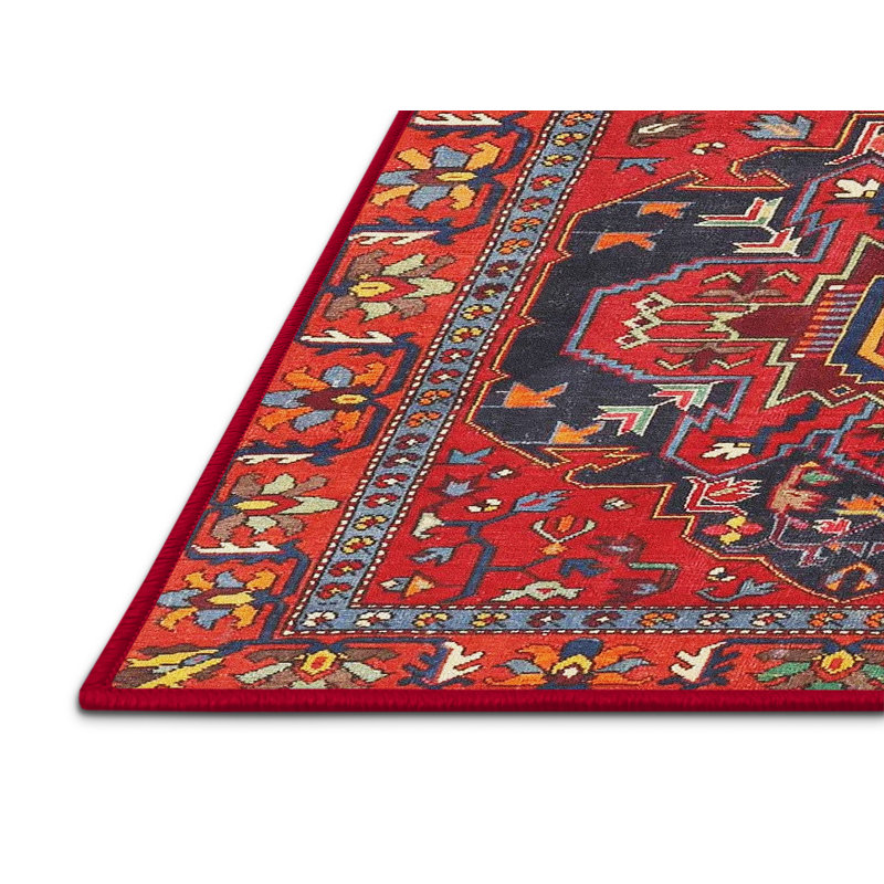 Oriental Indoor Rug, Rectangle 5' x 8'