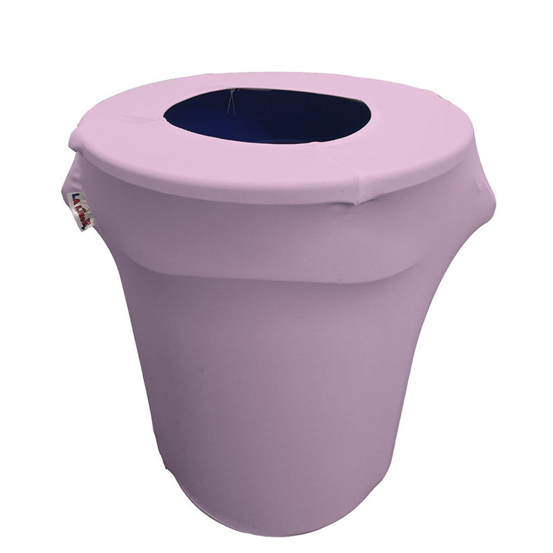 Housse pour poubelle extensible en élasthanne, Lilas