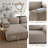 Upholstere Boneless Sectional Couch, 2-Piece Corduroy Sofa, Compression Cloud Modular L-Shape Chaise Modern Minimalist Comfy Sleeper Sofa for Living Room, No Assembly Required-1455471574-1467526878