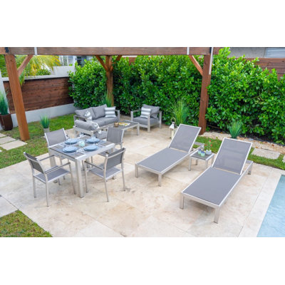 Tuscany 8 - Person Patio Conversation Set with Cushions