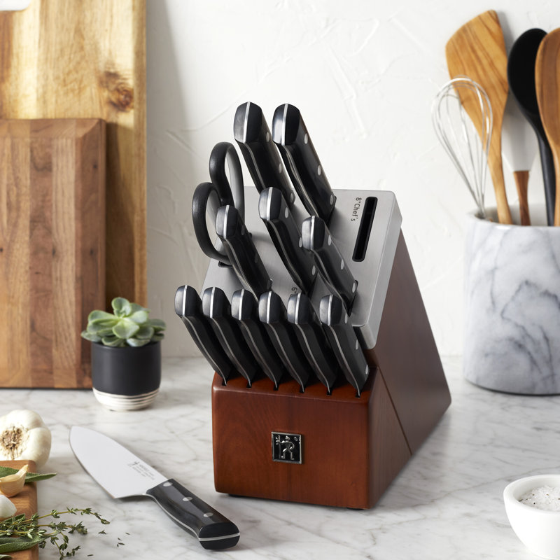 HENCKELS Dynamic 14-Piece Self-Sharpening Knife Block Set