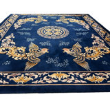 Fine Hand Knotted Vintage Chinese Peking Rug - 7'11'' x 10'3''