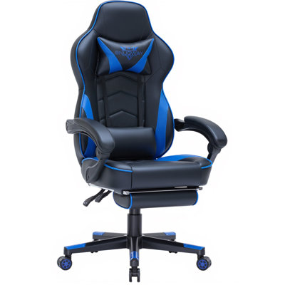Recline Chair with Footrest - Premium Comfort Video Gaming Chair for Prolonged Gaming