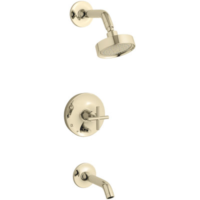 Purist® Pressure-Balancing Thermostatic Tub and Shower Faucet