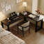 + Bureau en bois massif en forme de L noir-109691569-109691570