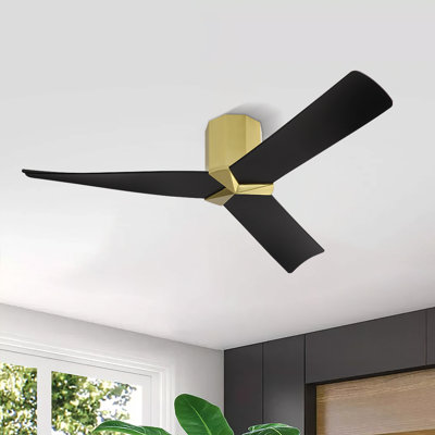 52 po Ventilateur de plafond encastré 3 pales ABS sans lumière