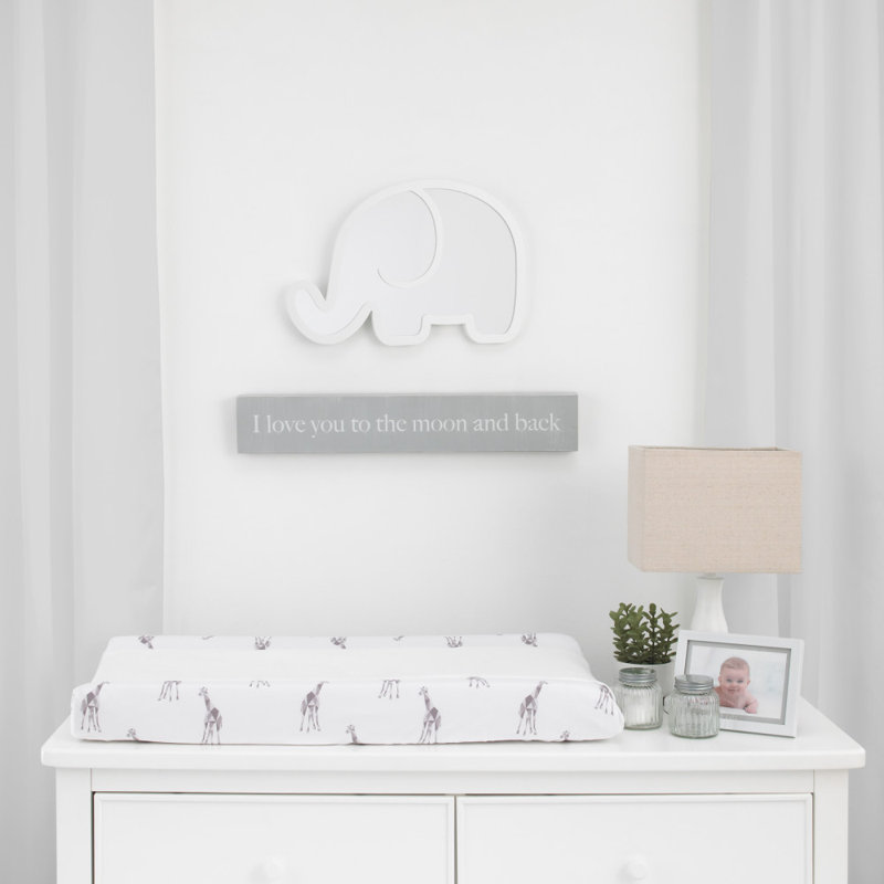 Chulmleigh Elephant Shaped Mirror 3D Wall Decor