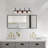 Modern 4-lights Crystal Vanity Light