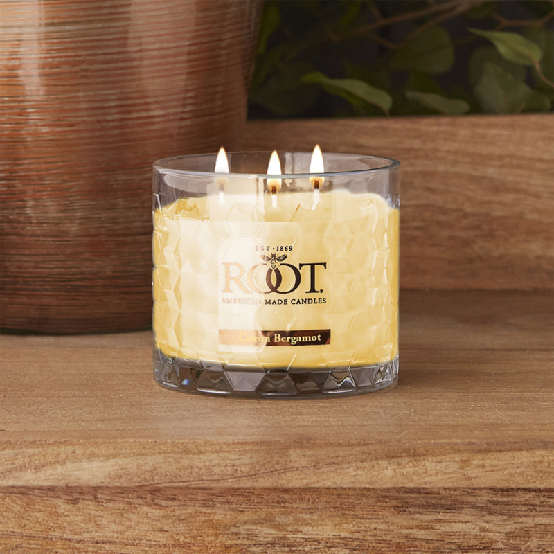Bougie parfumée, Agrume jaune