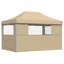 Vidaxl Foldable Party Tent Pop-Up With 4 Sidewalls Patio Gazebo Canopy Shelter-125169067-125169069-125169071