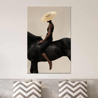Reproduction d'art moderne sur toile, décor animal élégant, 1P