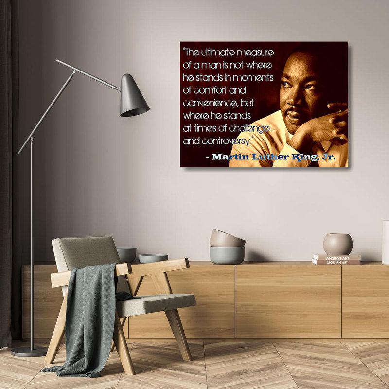 Martin Luther King Jr - Citation, H 18 po x l 24 po