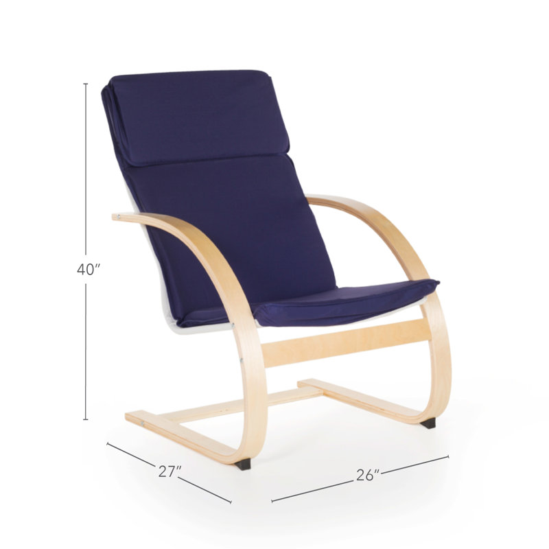 Teacher Rocker Chair , Blue
