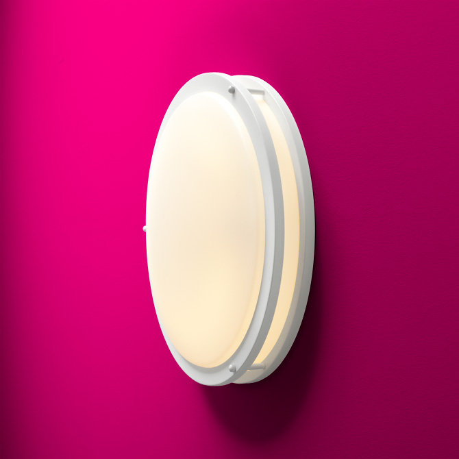Oracle Acrylic Flush Mount, White