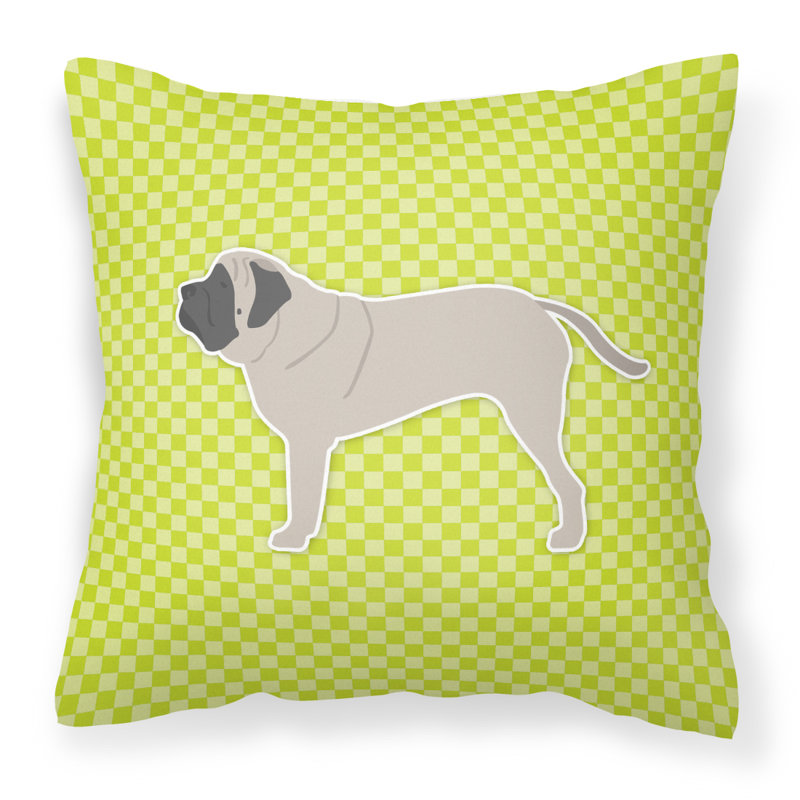 Coussin intérieur/extérieur anglais marigide, Vert, H 18 po x l 18 po x P 3 po