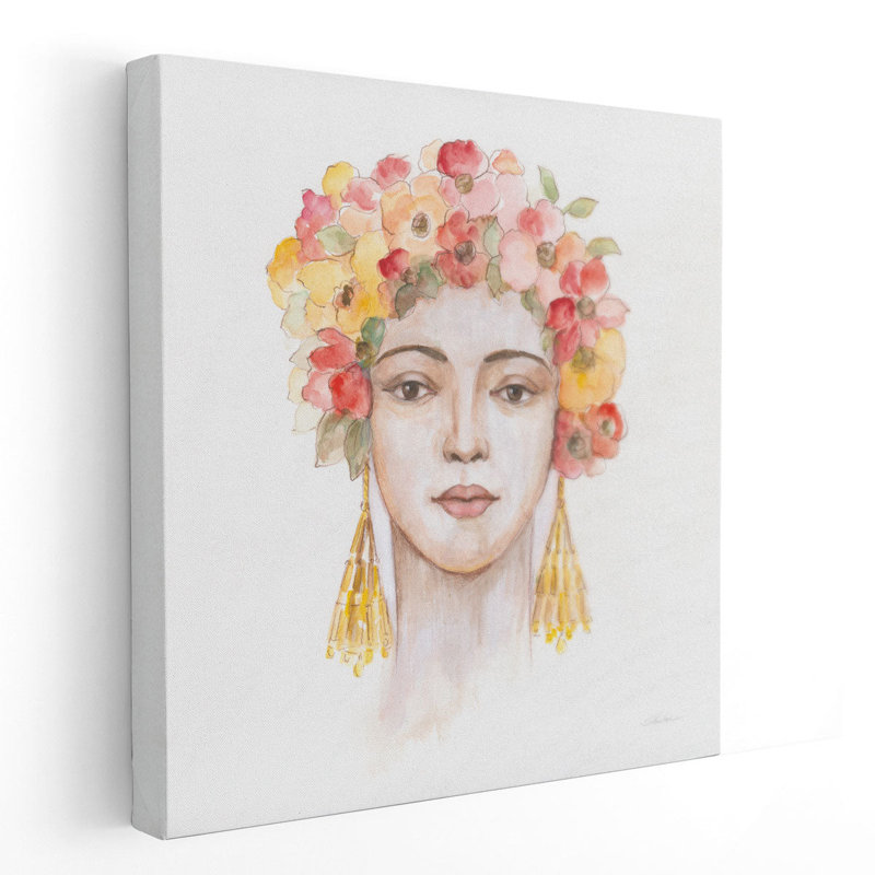 International Woman IV - reproduction d'art sur toile, H 40 po x l 40 po
