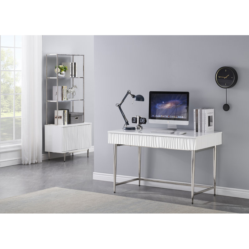 Bibliothèque standard en acier inoxydable H 70 "x l 30"