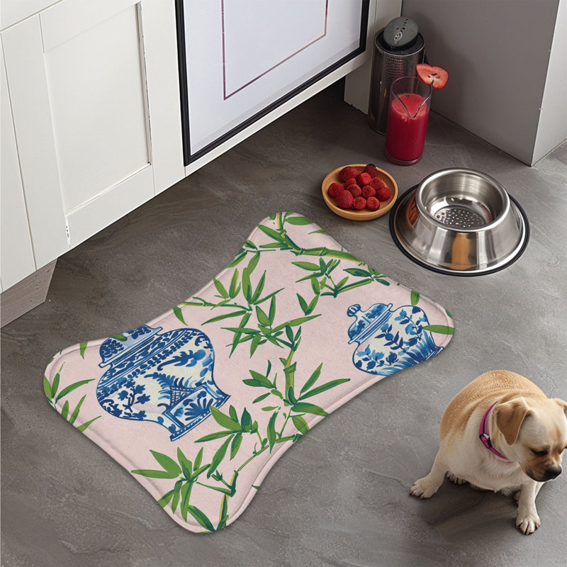 Bamboo Beauty - Tapis d'alimentation en os 1 pièce, XL (18 po)