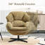 Upholstered Swivel Wingback Chair-168214130-168214132