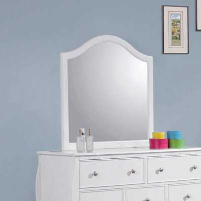 Volfango Wood Flat Wall Mirror
