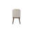Marielle Shelter Upholstered Dining Chair, Cocoa/Ivory