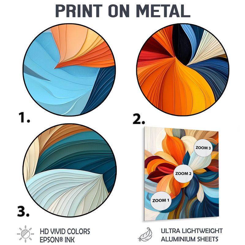 «Mild Century Enchanted Bloom Flowers II», art mural abstrait en métal, fleurs, H 32 po x l 16 po x P 0,84 po