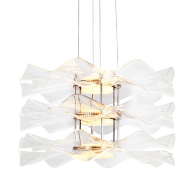 Luminaire suspendu à 3 niveaux DEL doré doré doré Golden Lighting