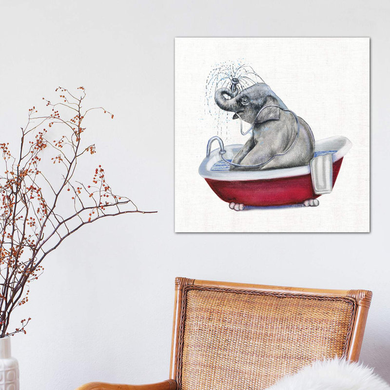 «Bathing Beauty II» - reproduction, H 18 po x l 18 po x 1,5 po, Toile tendue