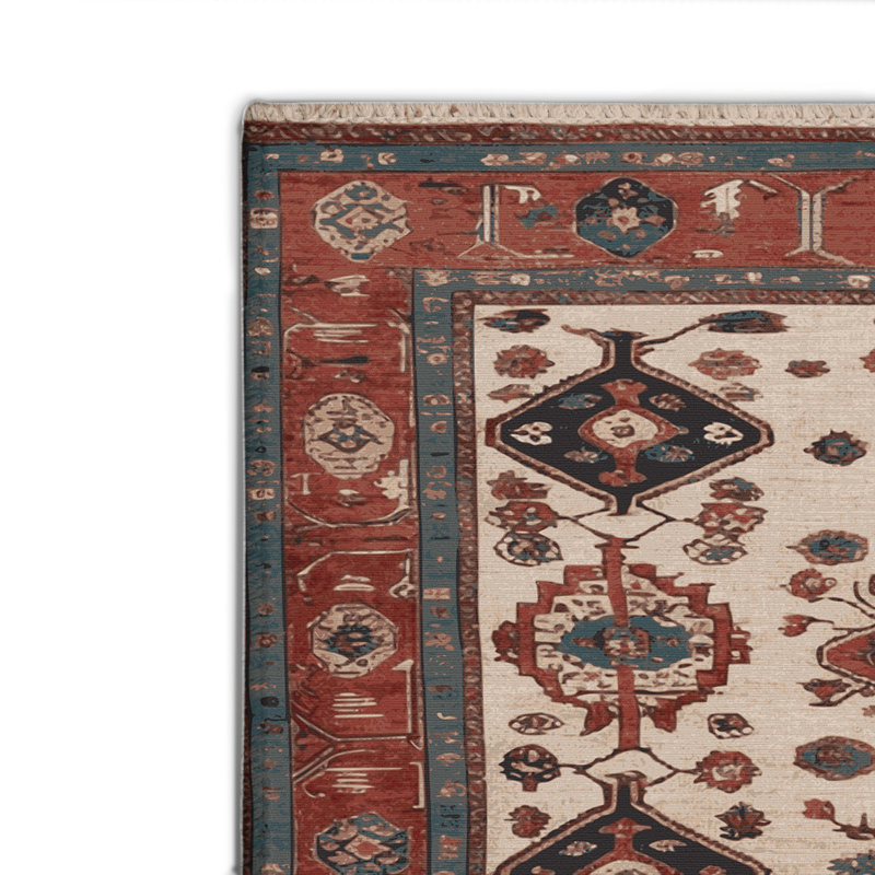 Tapis turc intérieur et extérieur brun, Rectangulaire 2 pi x 3 pi