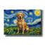  «Labrador Retriever Starry Night» par Rich Monet, art mural sur toile, 60 po x 40 po-130694964