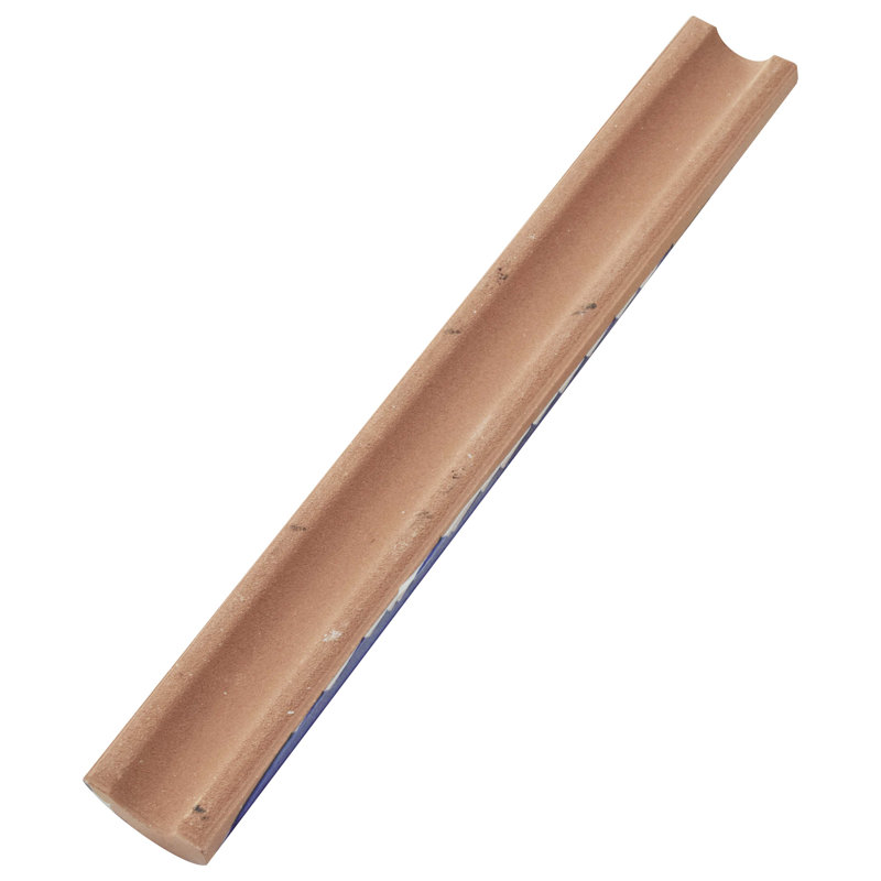 Sevillano 7.9" x 1" Ceramic Pencil Liner Tile Trim in Blue