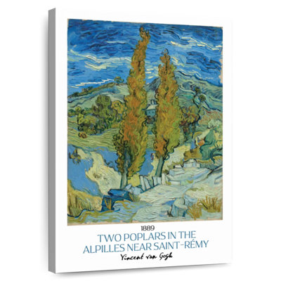 Affiche de l'exposition Deux peupliers Van Gogh